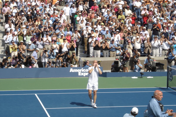 Andre Agassi, last match at US Open