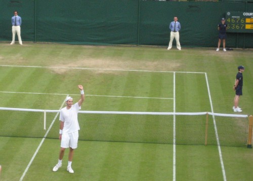 John Isner at Wimbledon