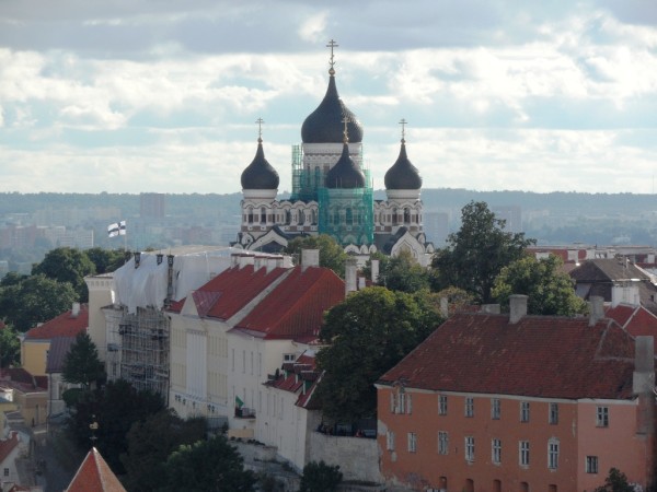 View of Tallinn from St Olav's Church