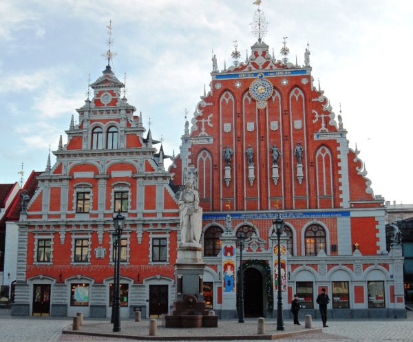 Riga town square