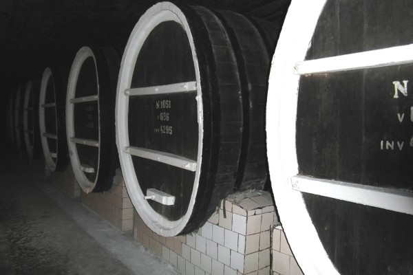 Wine barrels, Milestii Mici, Moldova