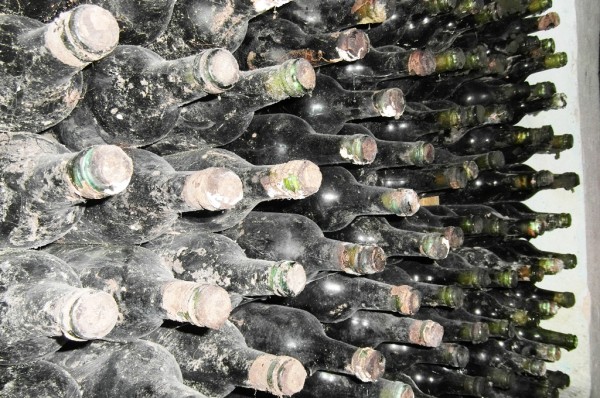 Wine bottles, Milestii Mici, Moldova