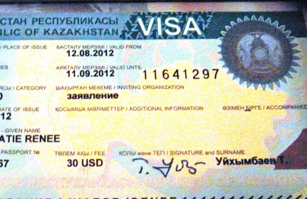 Kazakhstan visa