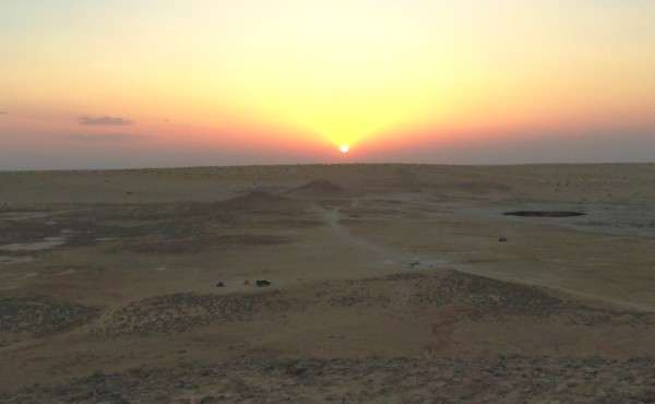 Darvaza sunset