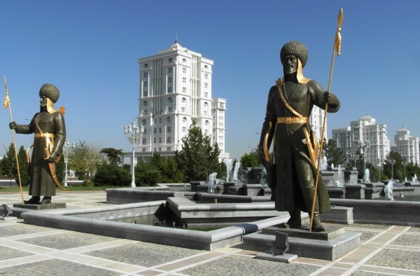 Ashgabat statue