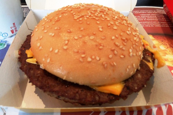 McDonalds gluten free hamburger