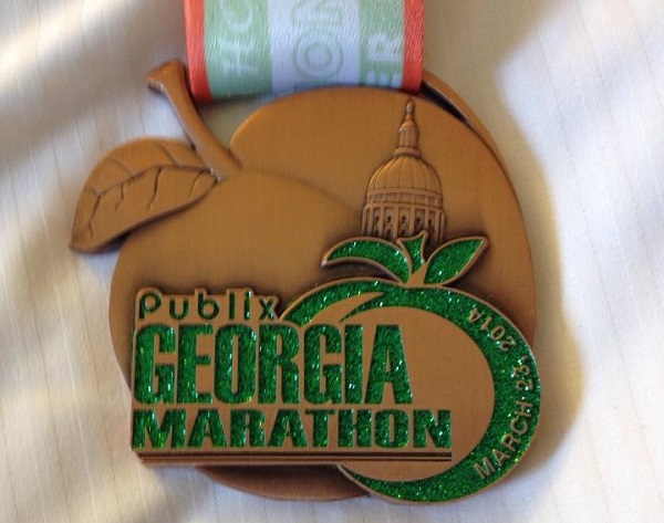 Georgia Marathon medal