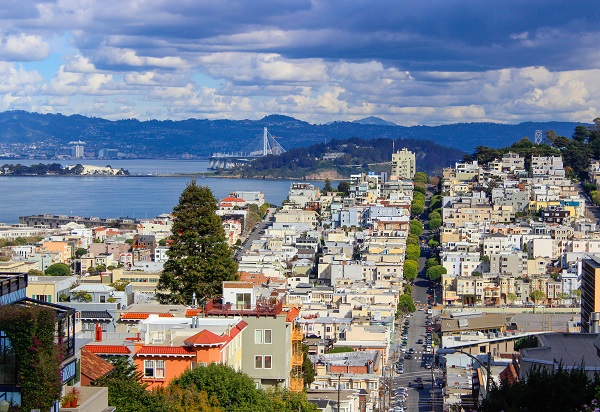 top of Lombard Street
