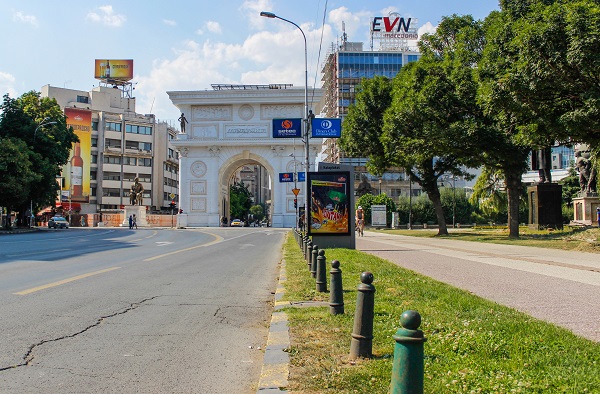 Skopje arch