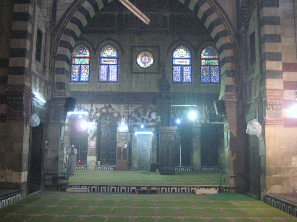 Inside the Mausoleum of Sultan Qaitbey