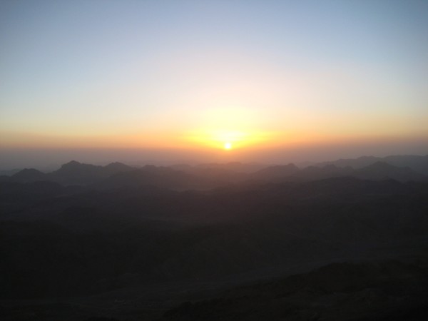 Mt. Sinai sunrise