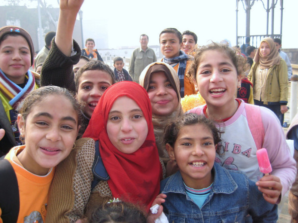 Egyptian kids in Cairo