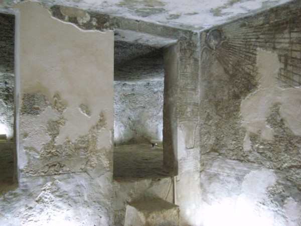 Inside the Royal Tomb at Tell el Amarna, Egypt