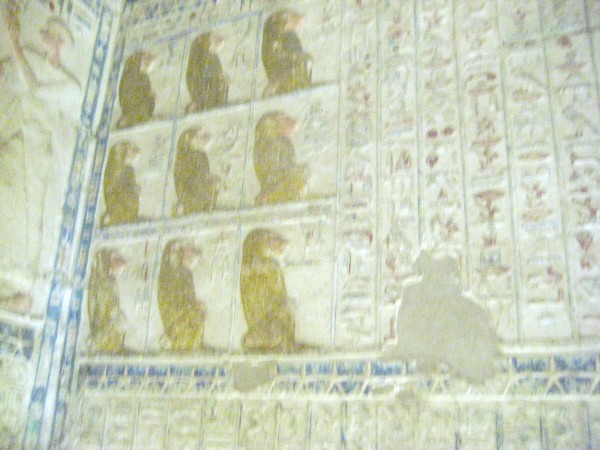 Inside the Tomb of Petosiris, Egypt