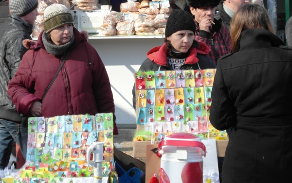 Chisinau market vendors