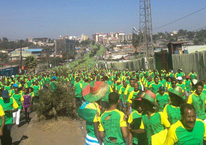 Great Ethiopian Run crowd